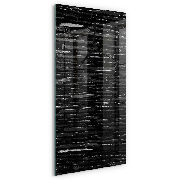 Vertical rectangular wall clock Stones
