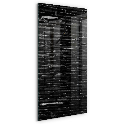 Vertical rectangular wall clock Stones