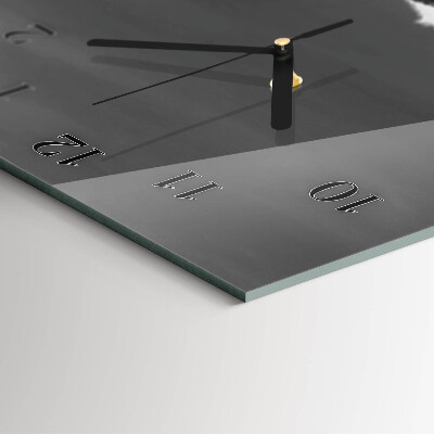 Modern vertical wall clock Mountain