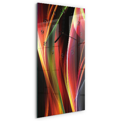 Glass clock vertical Abstraction