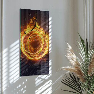 Vertical rectangular wall clock Vortex