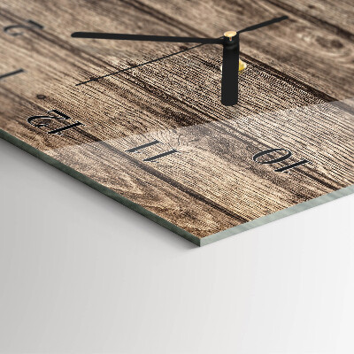 Modern vertical wall clock Wood