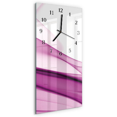 Glass clock vertical Abstraction