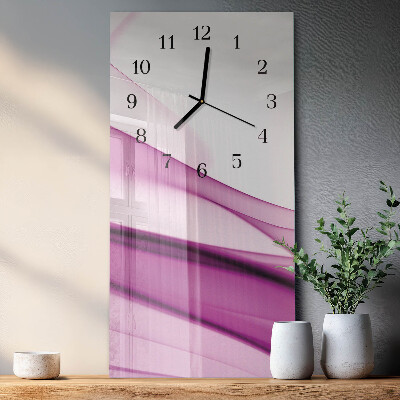 Glass clock vertical Abstraction