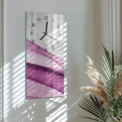 Glass clock vertical Abstraction
