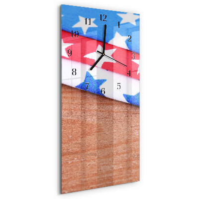 Vertical rectangular wall clock Tablecloths