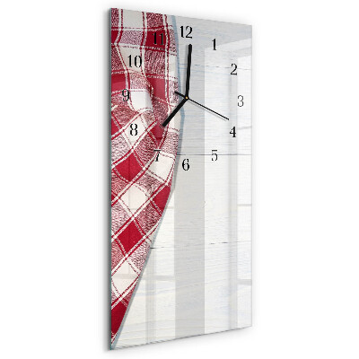 Modern vertical wall clock Tablecloth