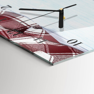 Glass clock vertical Table