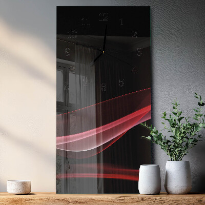Modern vertical wall clock Abstraction