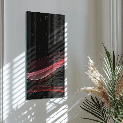 Modern vertical wall clock Abstraction