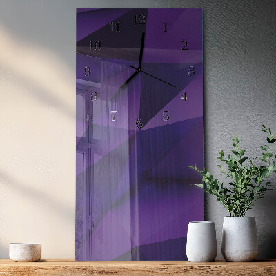 Modern vertical wall clock Pattern