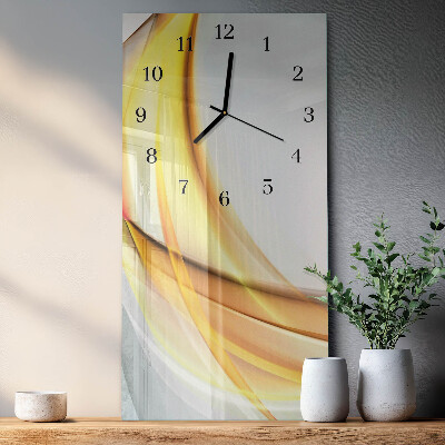 Modern vertical wall clock Abstraction