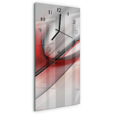 Vertical rectangular wall clock Abstraction