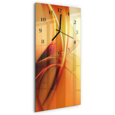 Glass clock vertical Pattern