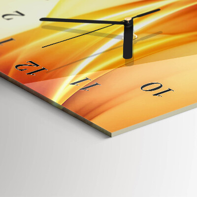 Glass clock vertical Pattern