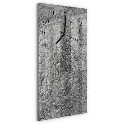 Modern vertical wall clock Concrete wall