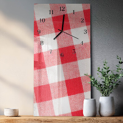 Vertical rectangular wall clock Tablecloth