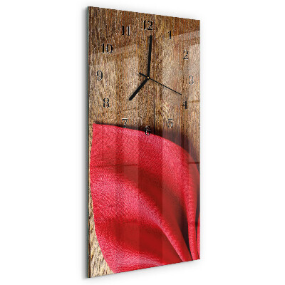 Vertical rectangular wall clock Napkin