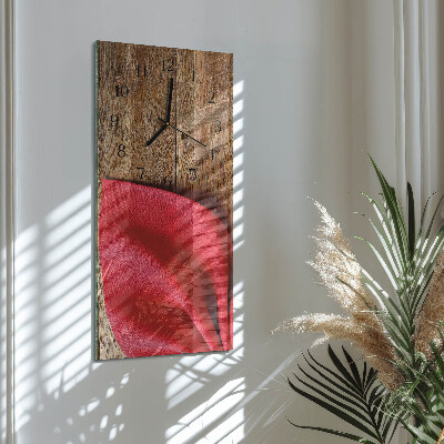 Vertical rectangular wall clock Napkin