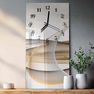 Vertical wall clock Abstraction