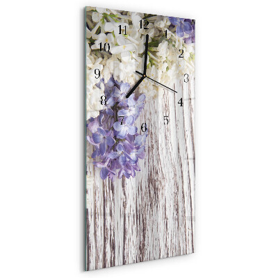 Modern vertical wall clock Without