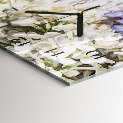 Modern vertical wall clock Without