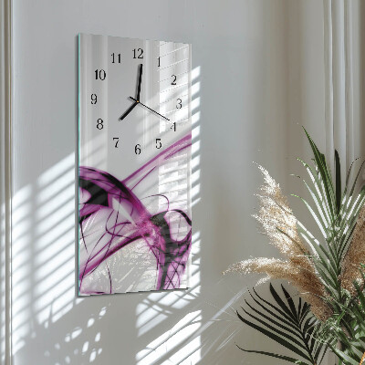 Modern vertical wall clock Abstraction