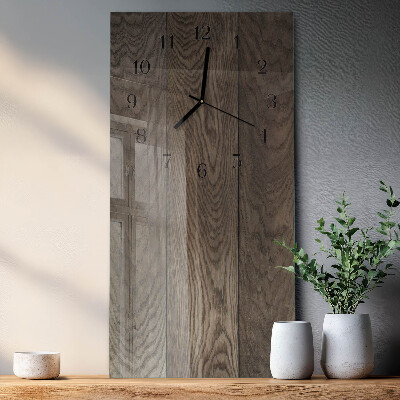 Glass clock vertical Plate