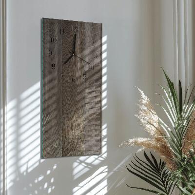 Glass clock vertical Plate