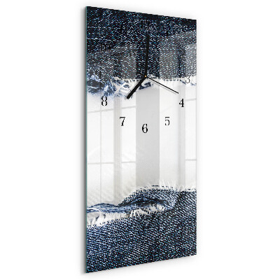 Vertical rectangular wall clock Abstraction