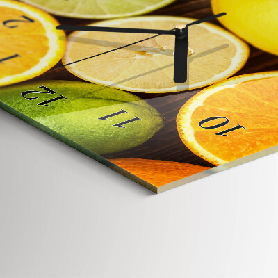 Modern vertical wall clock Fruit
