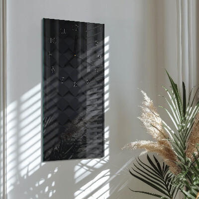 Vertical rectangular wall clock Pattern