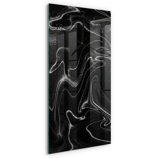 Vertical wall clock Wave