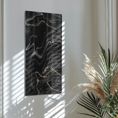 Vertical wall clock Wave