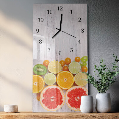 Vertical wall clock Fruit