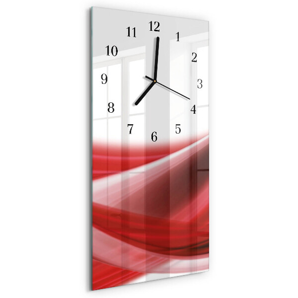 Vertical rectangular wall clock Abstraction