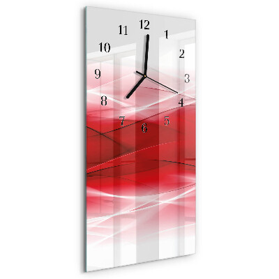 Glass clock vertical Abstraction