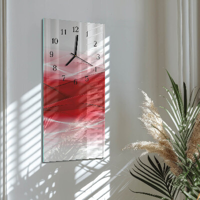 Glass clock vertical Abstraction