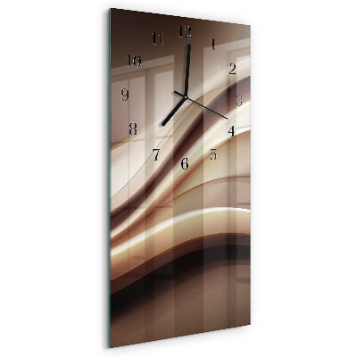 Glass clock vertical Pattern