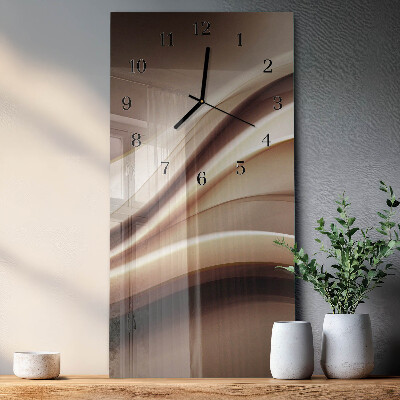 Glass clock vertical Pattern