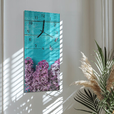 Vertical rectangular wall clock Tree