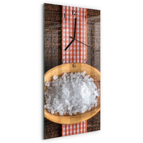 Modern vertical wall clock Sea salt