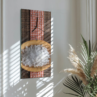 Modern vertical wall clock Sea salt