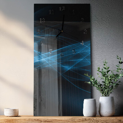 Glass clock vertical Abstraction