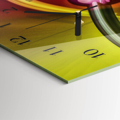 Modern vertical wall clock Abstraction