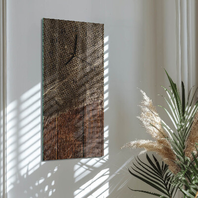 Vertical rectangular wall clock Pattern