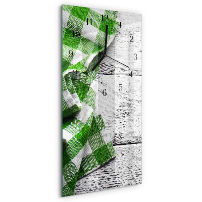 Glass clock vertical Pattern