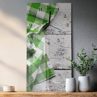 Glass clock vertical Pattern