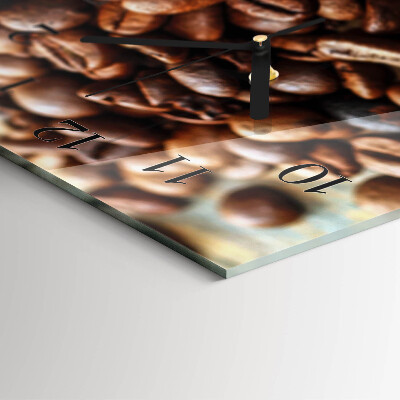 Vertical wall clock Coffee beans