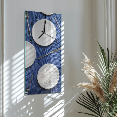 Vertical wall clock Plate